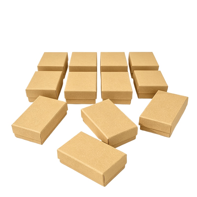 10pcs Jewelry Gift Boxes with Foam Inserts for Rings and Earrings